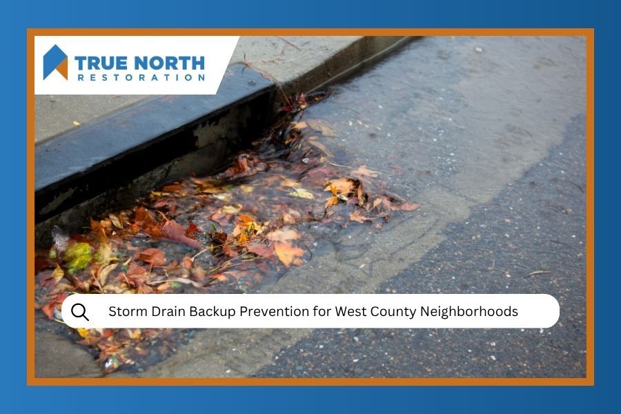 Storm Drain Backup Prevention for West County Neighborhoods