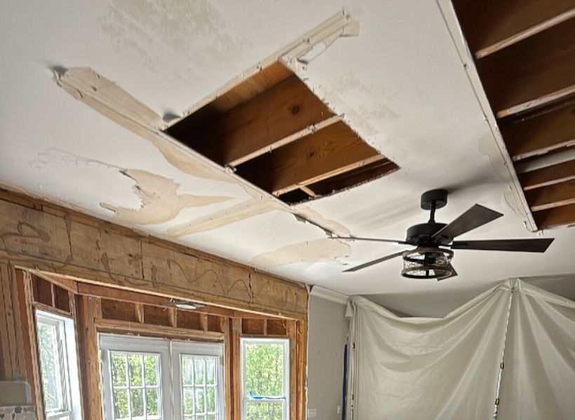 ceiling water damage