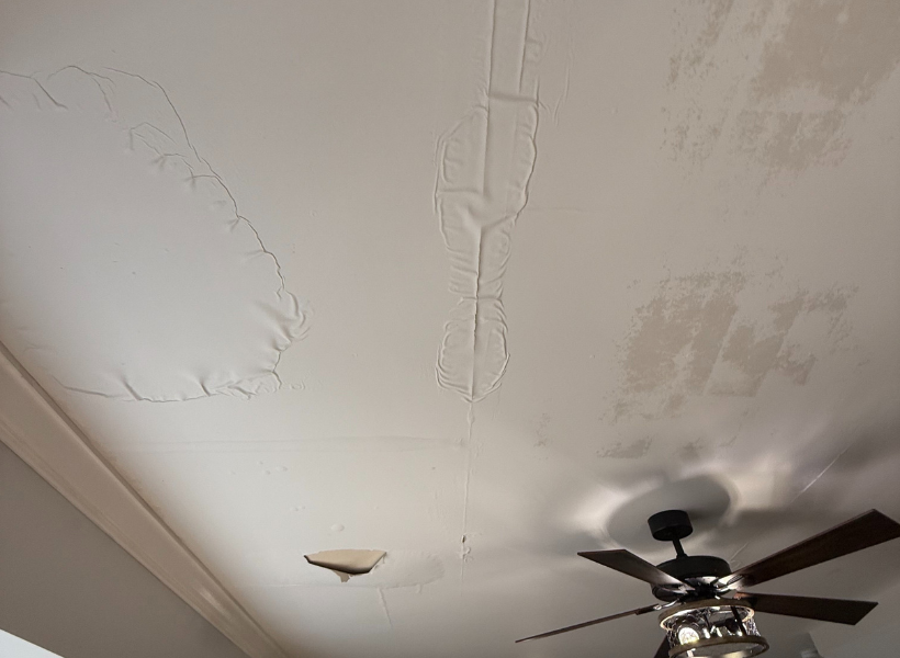 ceiling water damage