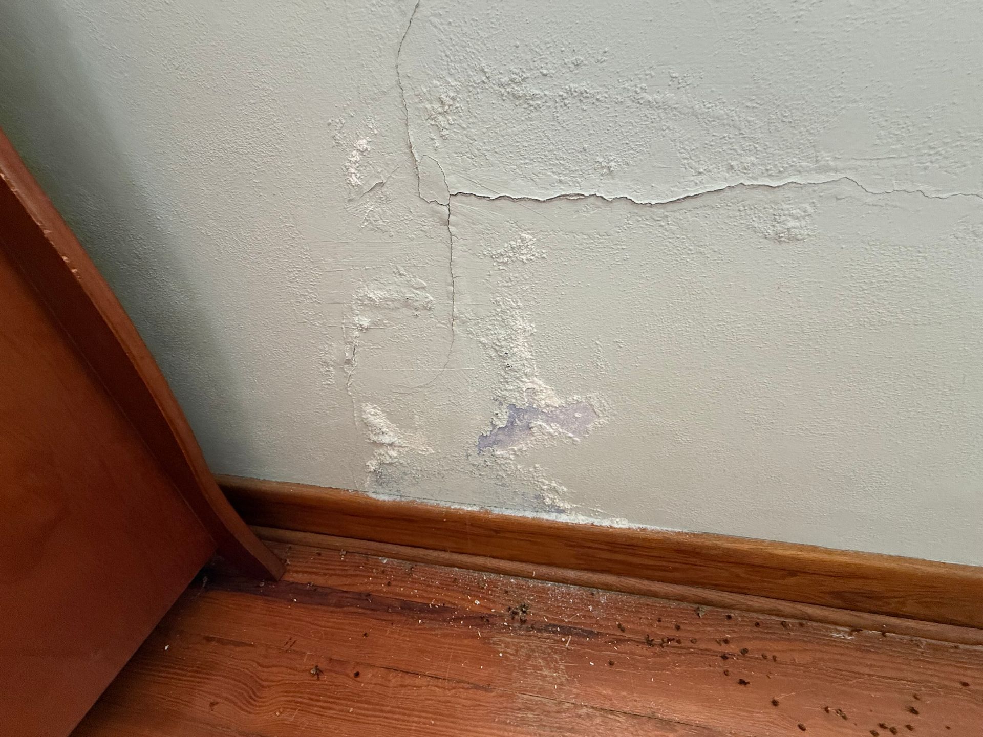 drywall moisture buildup