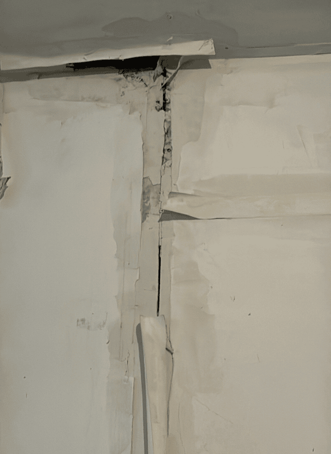 Drywall removal in garage