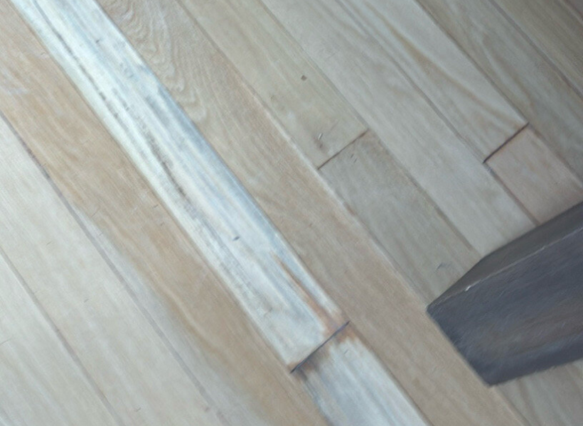 moisture in the flooring