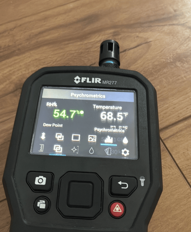 Professional water damage restoration equipment