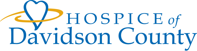 A logo for the hospice of davidson county