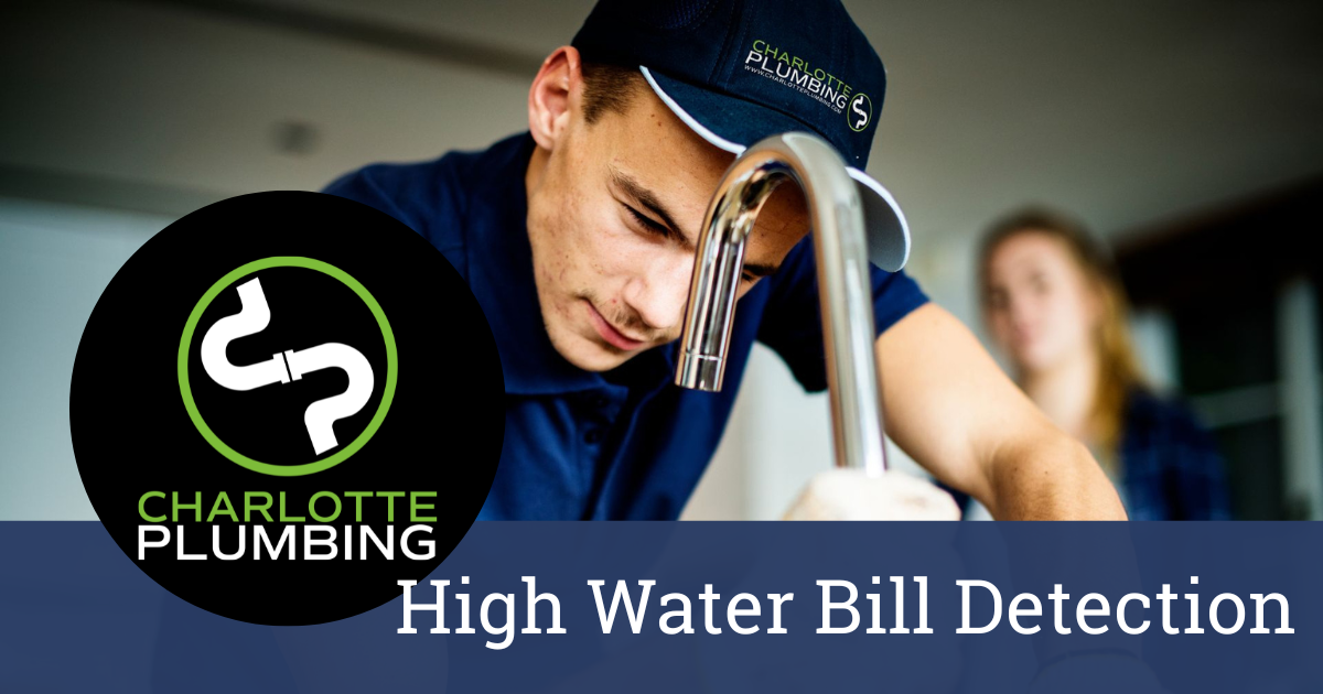 High Water Bill Detection Charlotte NC | Charlotte Plumbing