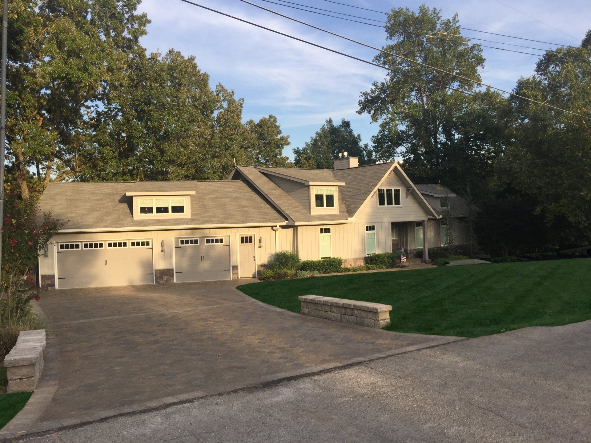 After repaint and new driveway/walkway