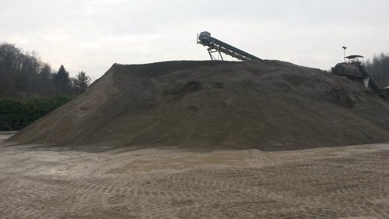 sabbia per costruzioni