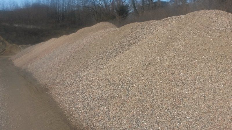 sabbia per lavori di costruzione