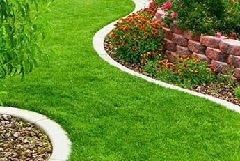 Green Grass and Flower — Lawn Care in Moseley, VA