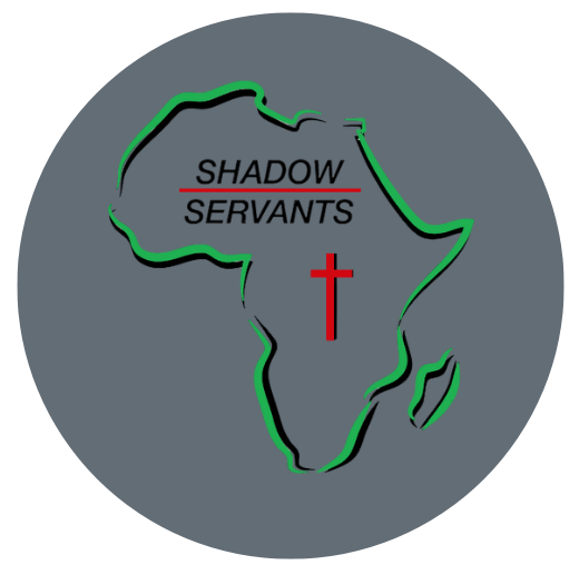 Logo: African continent outline in green, text 