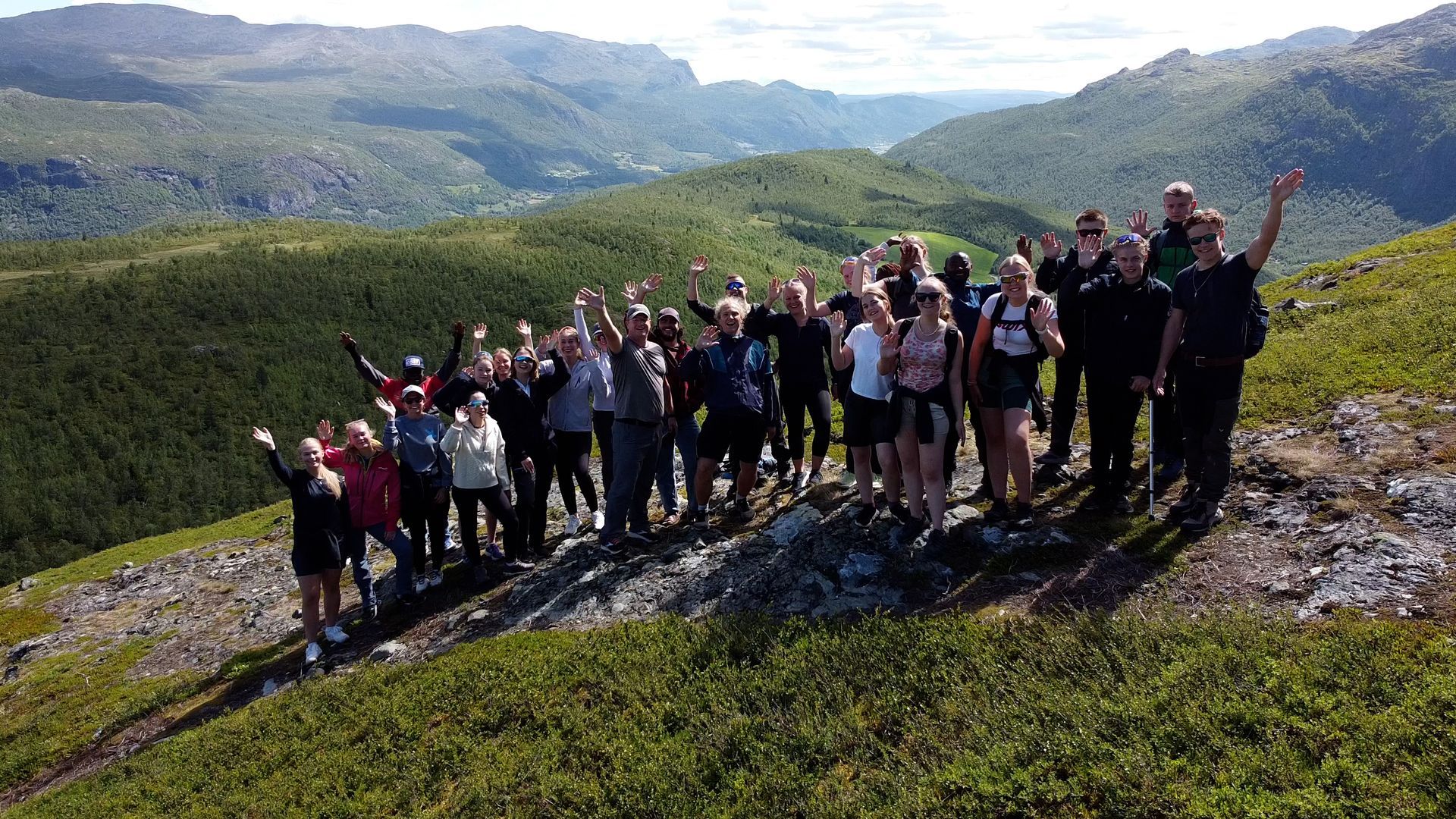 Group picture of Norway YL trip