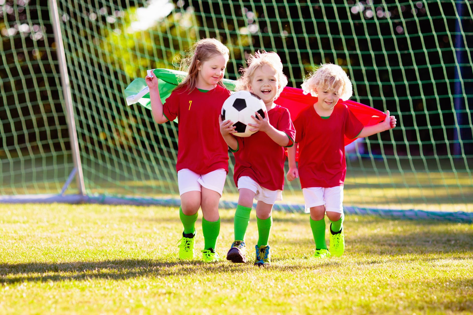 Toddlers Playing Soccer Goal | Sarasota, FL | Suncoast Sports