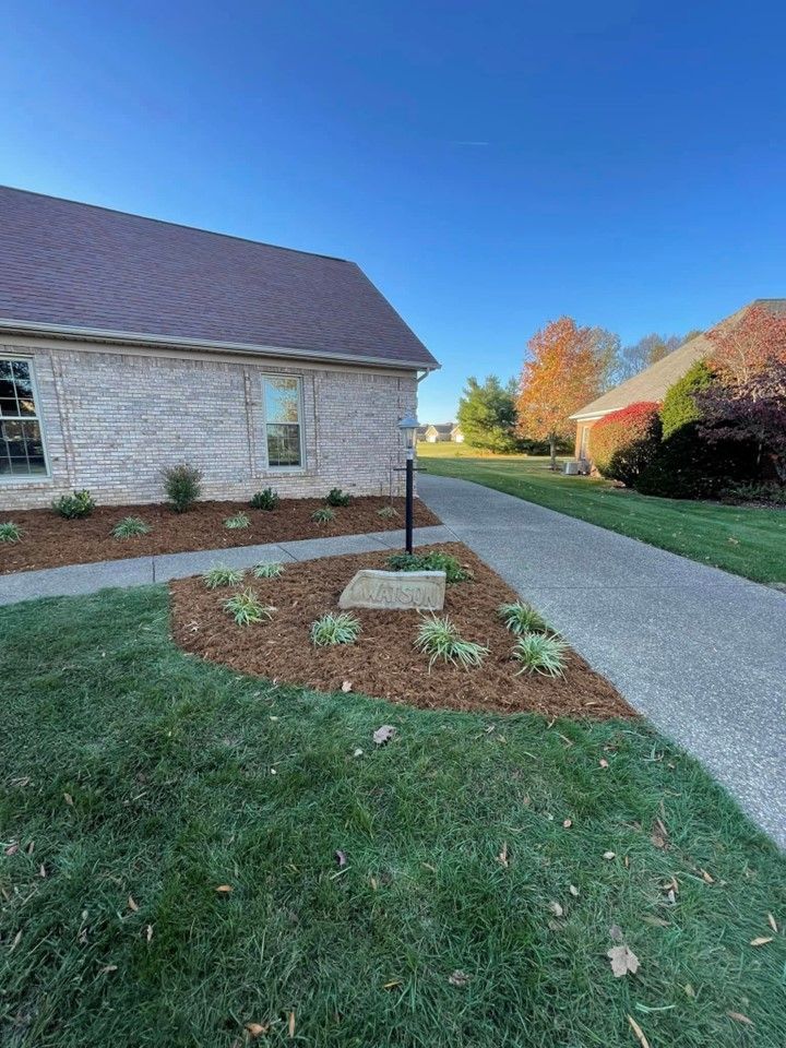 A brick house with a concrete walkway leading to it – Mt. Washington, KY - Beck’s