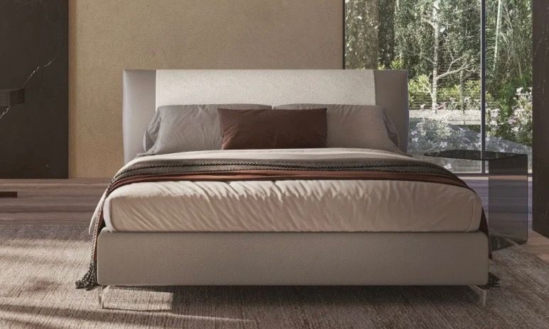 letto sommier dorelan con fascione medio e testiera classica