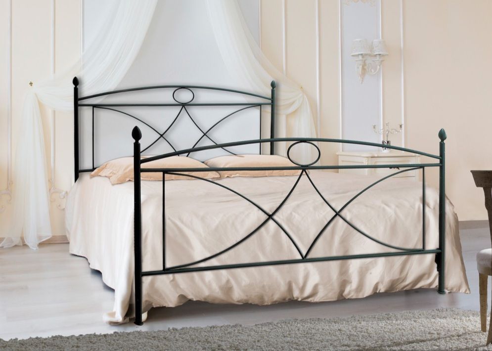 letto in ferro battuto nero a cagliari da tronu arredamenti