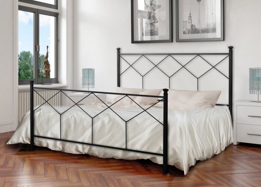 letto in ferro battuto da tronu arredamenti a cagliari modello intreccio