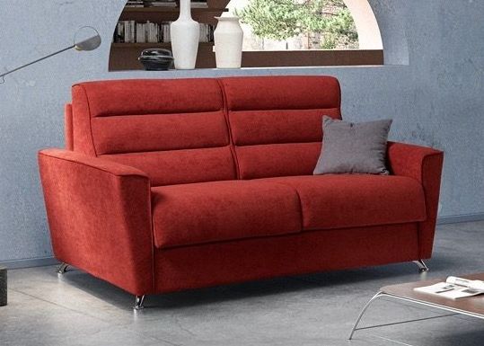 divano letto argo rosso da tronu arredamenti a cagliari