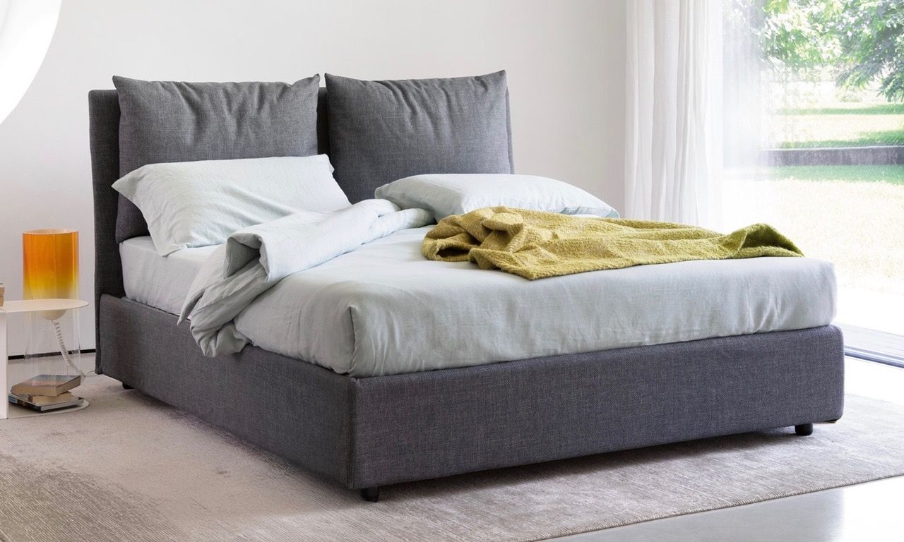 letto con contenitore s-line da tronu arredamenti a cagliari