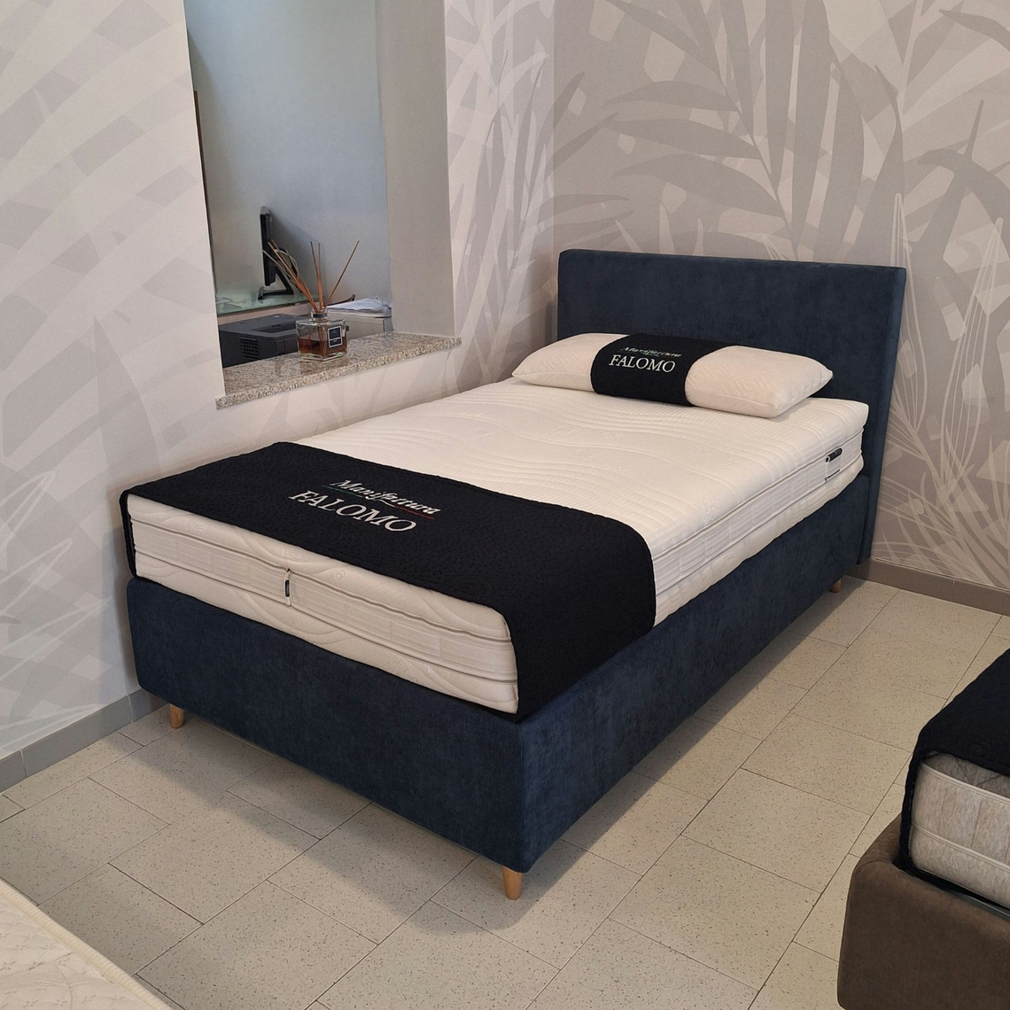 letto da piazza e mezzo con materasso falomo da tronu arredamenti a cagliari