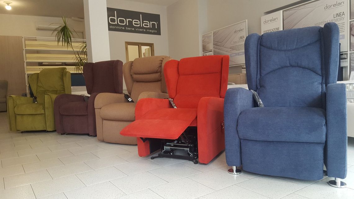 poltrone e materassi dorelan a cagliari da tronu arredamenti