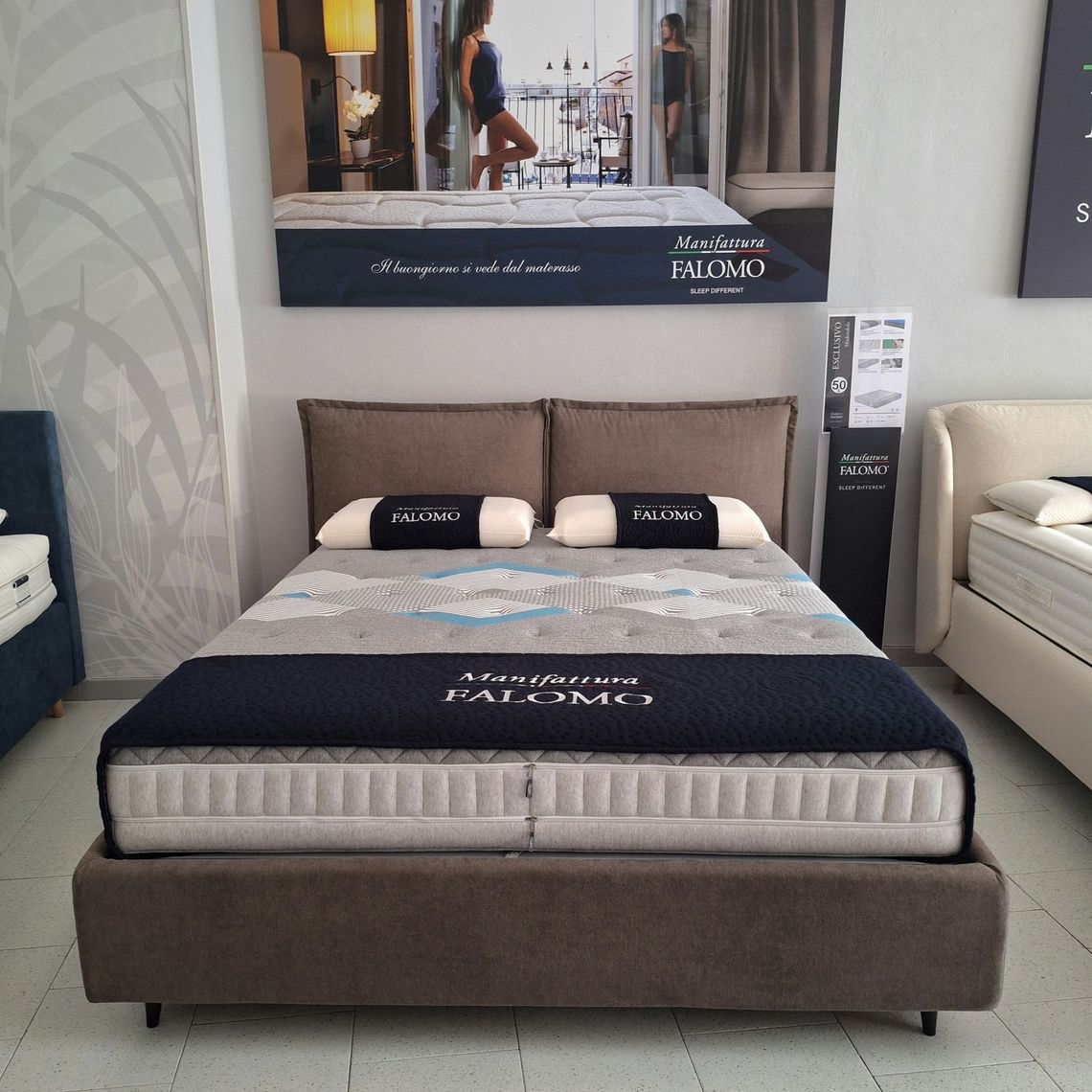 letto noctis con materasso falomo da tronu arredamenti a cagliari