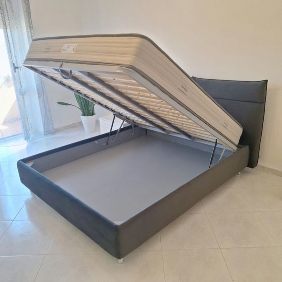 letto noctis con contenitore con materasso dorelan a cagliari da tronu arredamenti