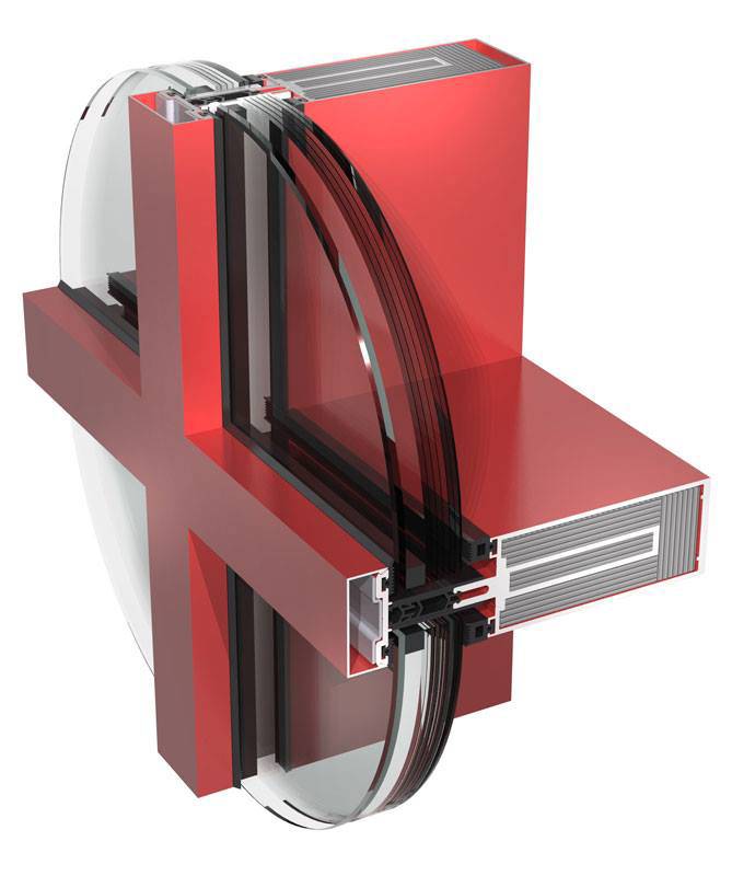 dettaglio profilo per facciate