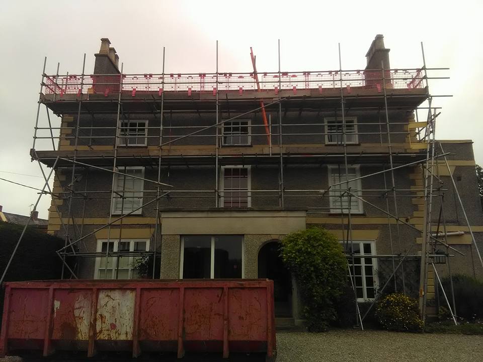 new build scaffolding