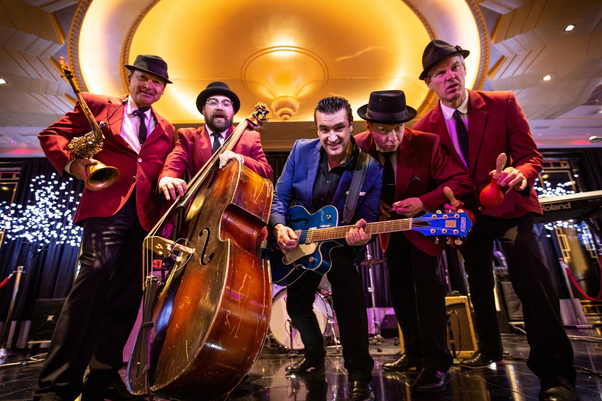 Event Photography of Swing Band at Bibis Restaurant  in Leeds