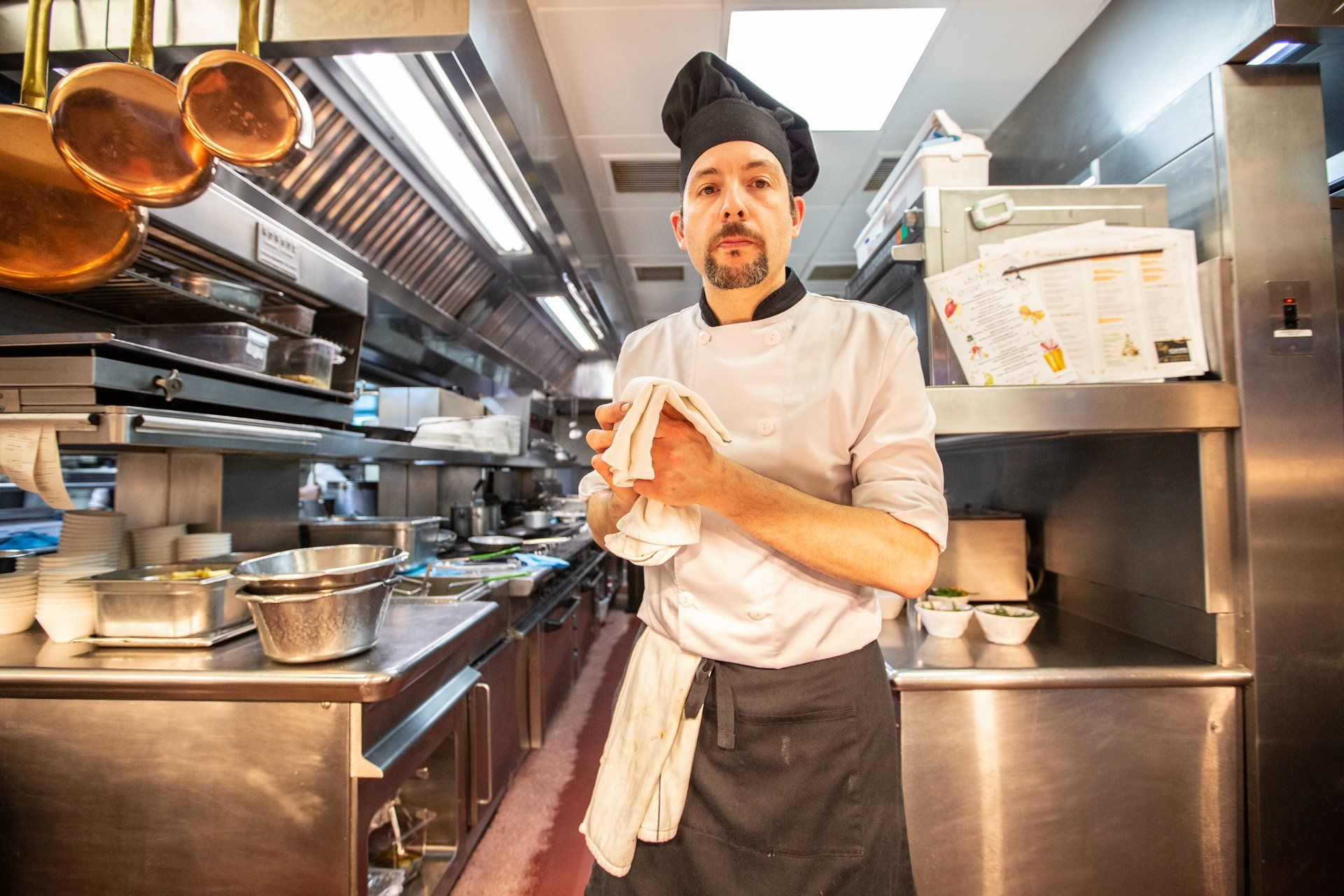 Event Photography of chef at Bibis Restaurant  in Leeds