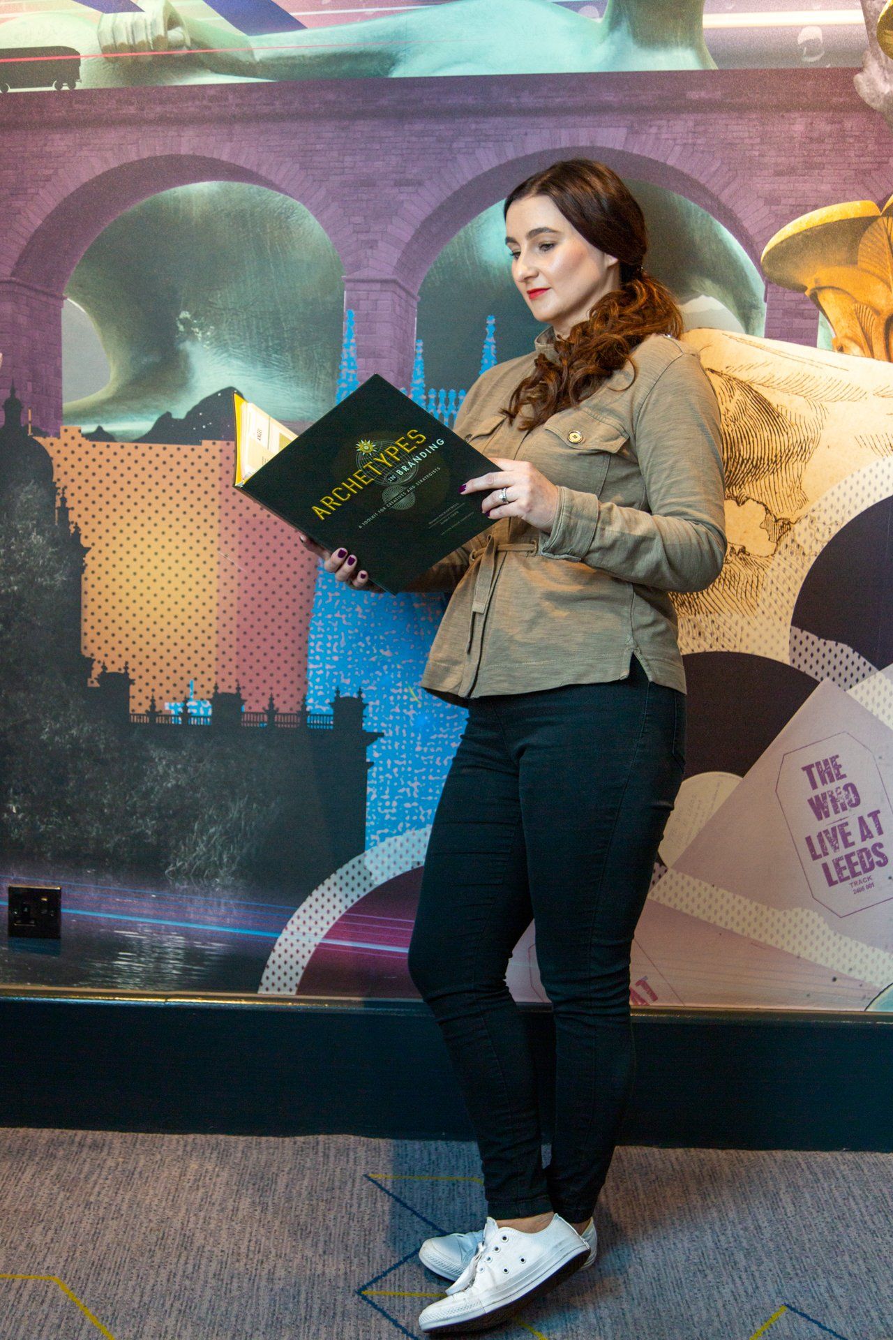Branding Photography woman reading a book  in The Malmaison, Leeds