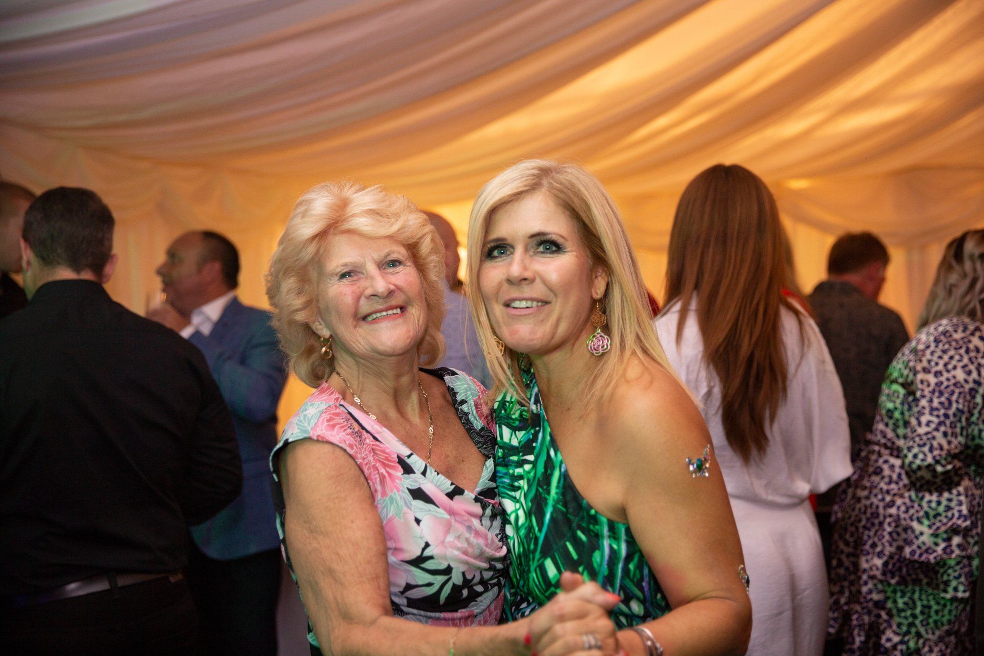 Event photography Warwick Hall near Carlisle mother and daughter at birthday party