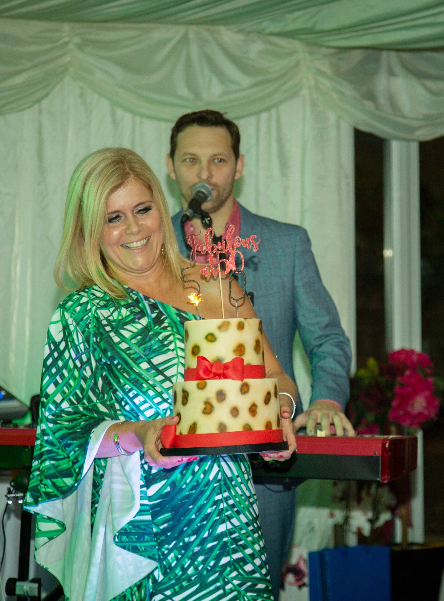 Event photography Warwick Hall near Carlisle  birthday girl with cake