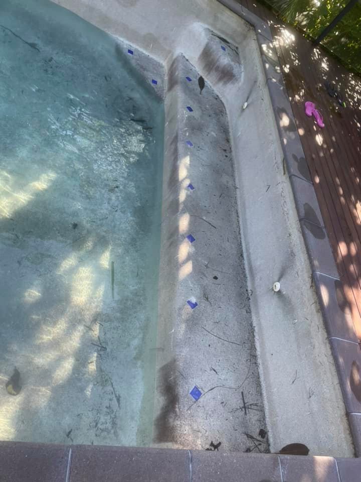Before Cleaning Of Swimming Pool — Pool Technicians on the Cassowary Coast, QLD