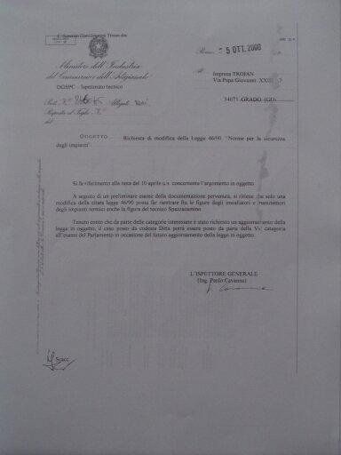 attestato di riconoscimento lavoro di spazzacamino 3