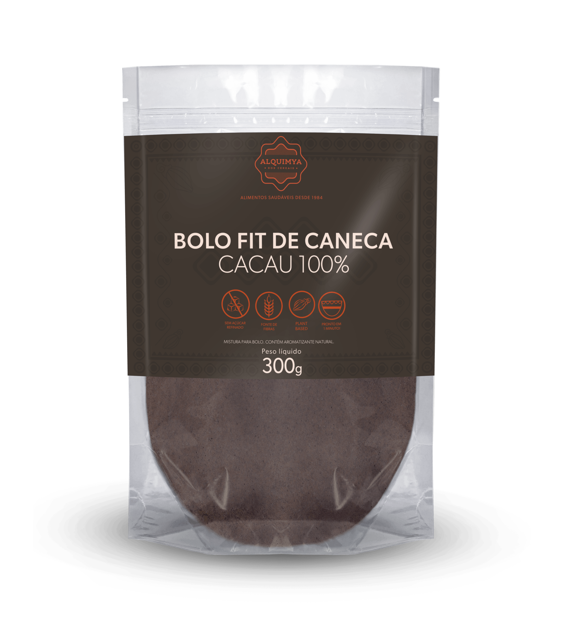 bolo de caneca cacau 100%