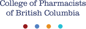 The logo for the college of pharmacists of british columbia