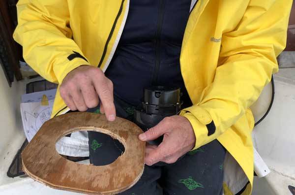 Fabricated compass mount