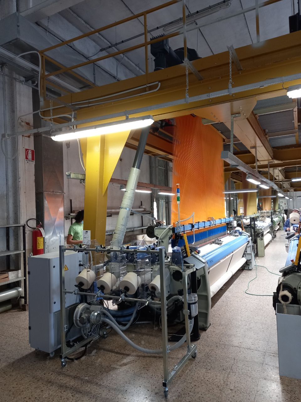 industrial machinery for textile production
