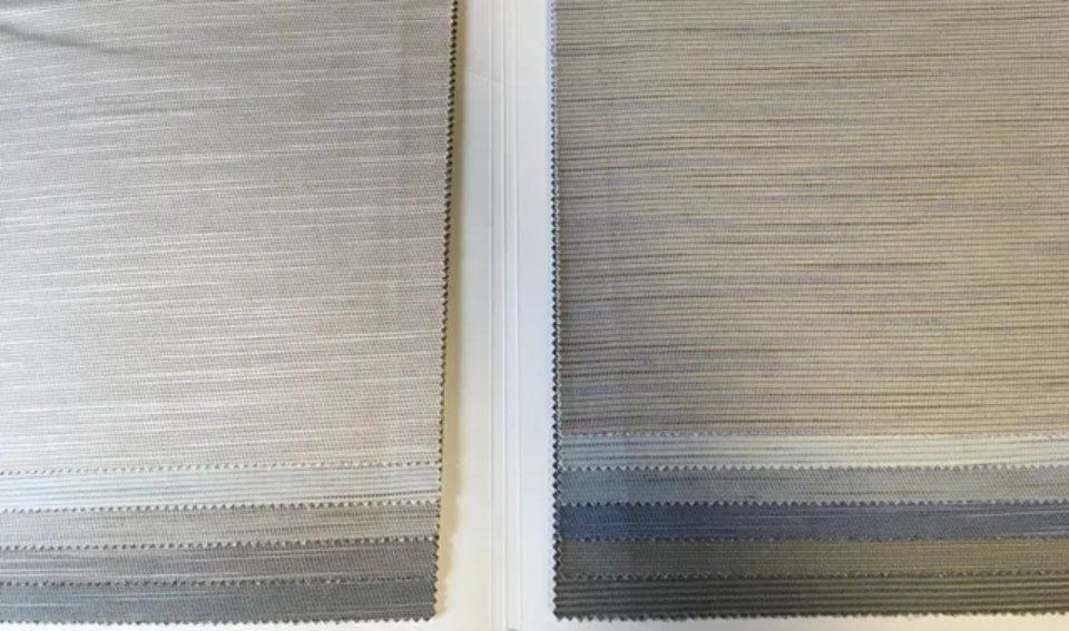 colour samples of cotton/linen tablecloths