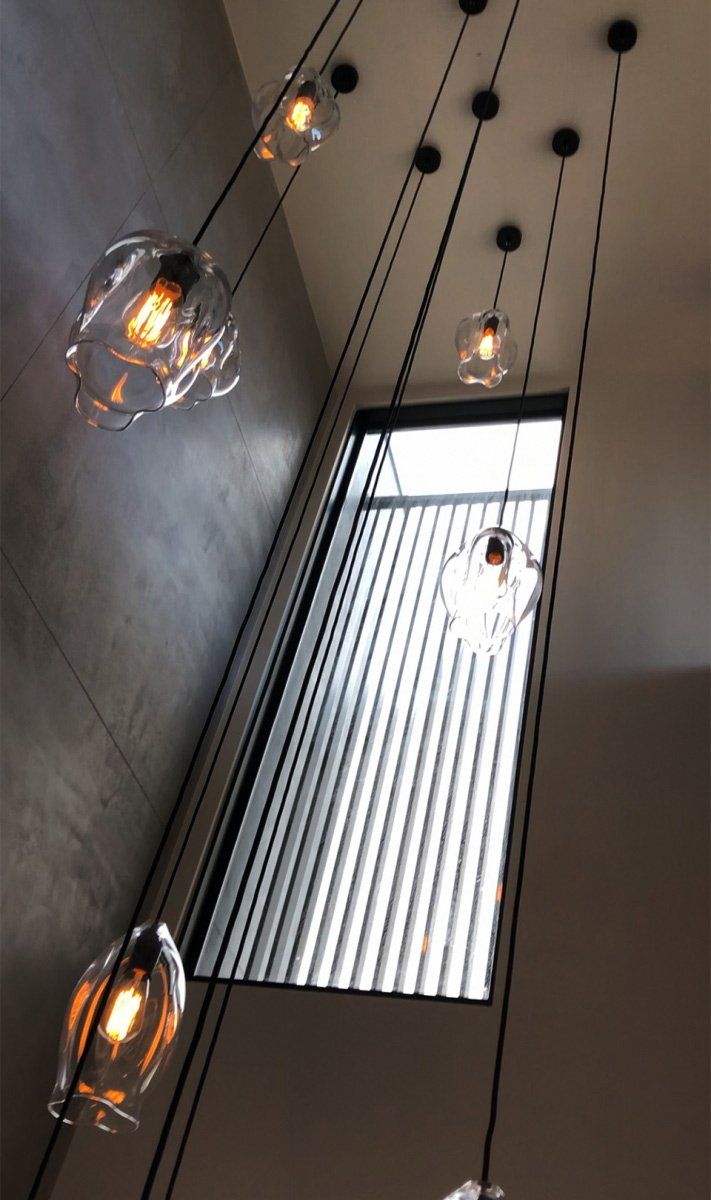 Stairway Light Bulbs — Electricians in Gold Coast, QLD