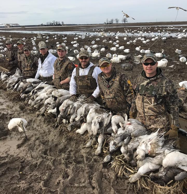 Snow Goose Hunting Pit