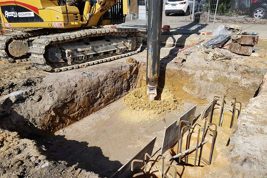 Bored Piers Drilling — Toorak, VIC — A Access Piling and Rock Drilling