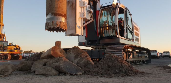 Commercial Piling and Rock Drilling — Toorak, VIC — A Access Piling and Rock Drilling