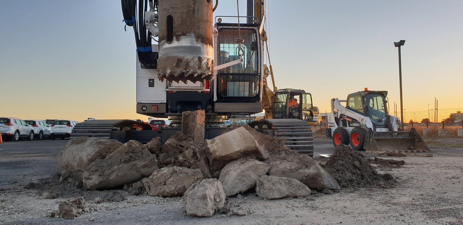 Drilled Rocks — Toorak, VIC — A Access Piling and Rock Drilling
