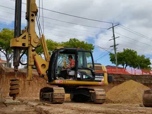 Drilling Heavy Equipment — Toorak, VIC — A Access Piling and Rock Drilling