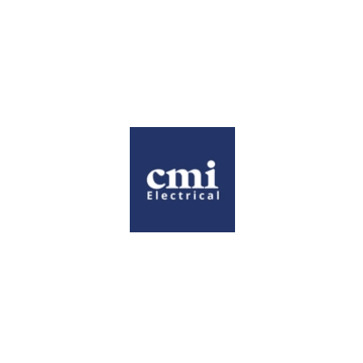 CMI Electrical logo: white text 