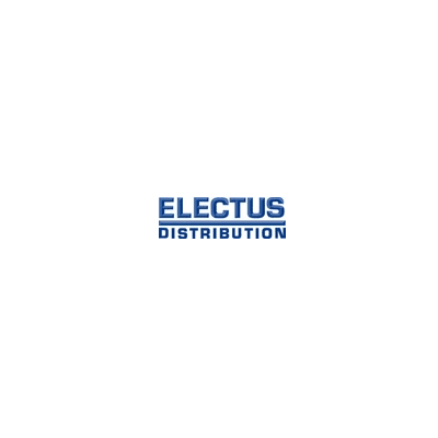 Logo for Electus Distribution in blue text on a white background.