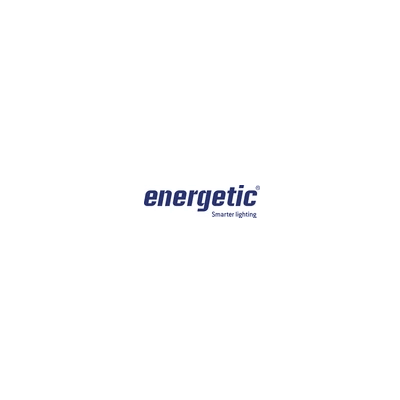 Energetic logo with blue text on white background: 