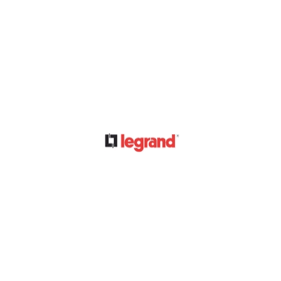 Legrand logo: black square with a white rectangle, 